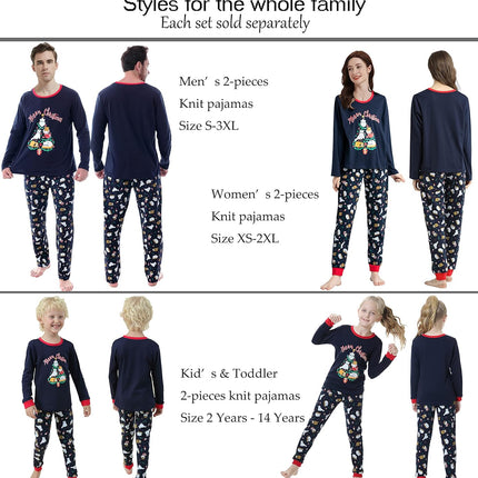 Festive Family Matching Christmas Pajama Set - Soft & Cozy - STYIEN