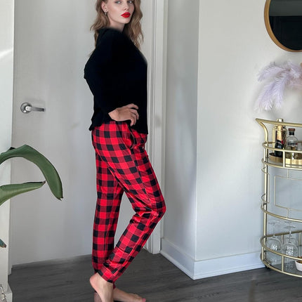 Womens Pajamas Set Short Sleeve Cute Printed Tops and Pants 2 Piece PJ Sets Joggers Loungewear Sleepwear with Pockets