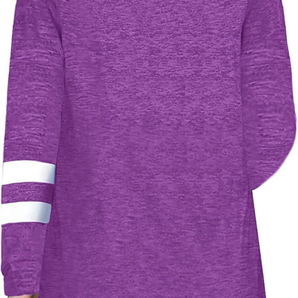 Baby Girl Clothes, Kids Girls Casual Crewneck Tunic Tops Long Sleeve Pullover Sweatshirt Casual Loose Blouse T-Shirt B33