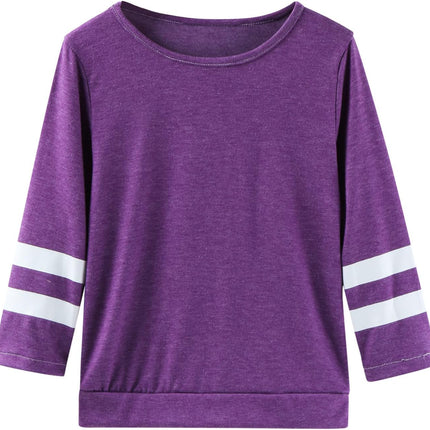 Baby Girl Clothes, Kids Girls Casual Crewneck Tunic Tops Long Sleeve Pullover Sweatshirt Casual Loose Blouse T-Shirt B33