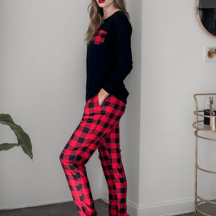 Womens Pajamas Set Short Sleeve Cute Printed Tops and Pants 2 Piece PJ Sets Joggers Loungewear Sleepwear with Pockets