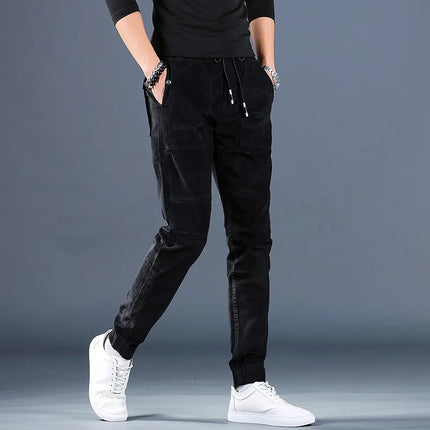 Mens Autumn Corduroy Pants Fashionable Casual Joggers Trousers For Everyday Wardrobe Comfort - STYIEN