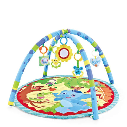 Multifunctional Fitness Frame Round Play Crawling Mat 0-12 Months Baby Puzzle Game Blanket Fun Sounding Pendant Gift For Kid - STYIEN