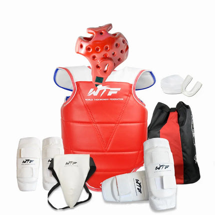 Taekwondo Competition Protective Suit For Adults Children Taekwondo Kit Guard Shin Guard Gear Set Combined Sports Protector Kids - STYIEN