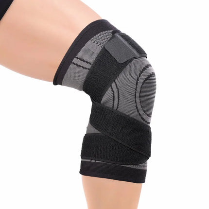 1/2PCS Sports Knee Pad Men Pressurized Bandagem Elastica Knee Pads Support Fitness Gear Basketball Volleyball Brace Protector - STYIEN