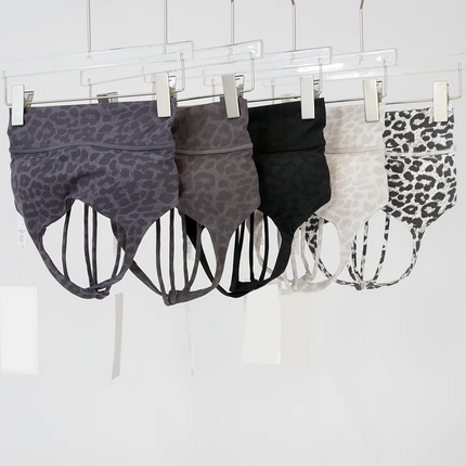 Leopard Print Bra Sports Bra Gym Running Top Women's Camisole Breathable Vest Sweat-absorbent Underwear - STYIEN