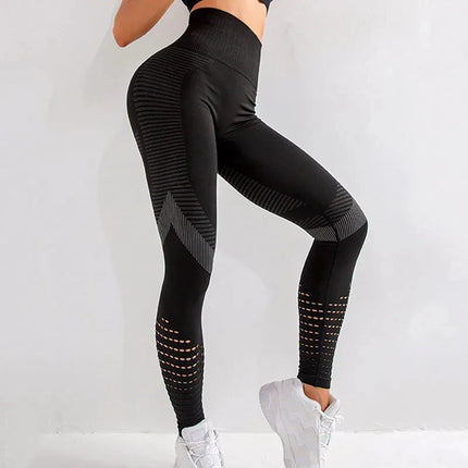 Women Fitness Leggings High Waist Seamless Leggings Sportswear Breathable Feamle Workout Legging - STYIEN
