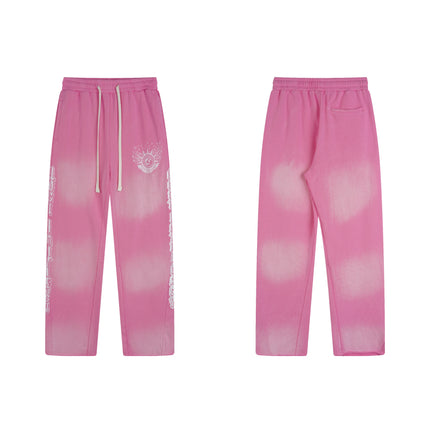 Men's Washed Cotton Hooded Sweatshirt Oversized Vintage Casual Pullover Rhinestone Accent Autumn Streetwear - STYIEN