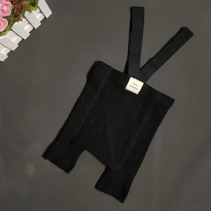 Baby Suspender Shorts INS High Waist Suspender Shorts Spanish Baby Big Ass Leggings Tight Suspenders - STYIEN
