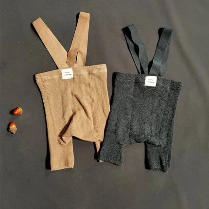 Baby Suspender Shorts INS High Waist Suspender Shorts Spanish Baby Big Ass Leggings Tight Suspenders - STYIEN