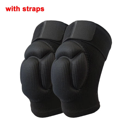 1Pair Thickened Protection Sports Kneepad Gym Support Fitness Gear Gear Basketball Brace Protector Male/Female Non Slip Pads - STYIEN