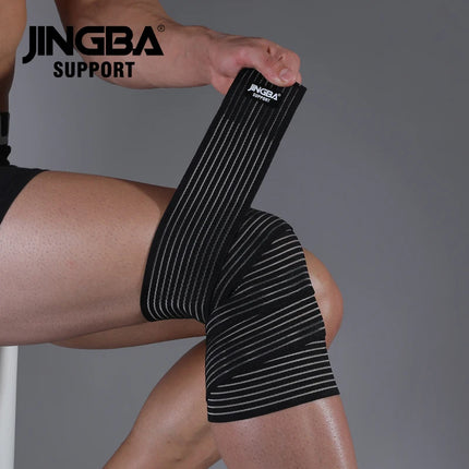 1PCS High Elastic Bandage Knee Support Pads Leggings Kneepad Anti-sprain Medical Protective Gear Warm Running Outdoor Sports - STYIEN