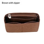 brown with zipper