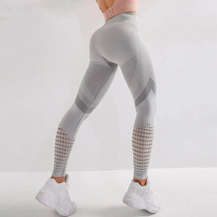 Women Fitness Leggings High Waist Seamless Leggings Sportswear Breathable Feamle Workout Legging - STYIEN