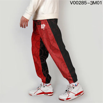 3D Chinese Style Good And Evil Sweatpants Unisex Fitness Joggers Anime Trousers High Street Casual Pants Sweatpants - STYIEN
