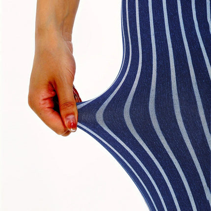 CUHAKCI Retro Printed High Waist Women's Leggings Sexy Retro Elastic Fashion Sports Fitness Soft Pencil Pants - STYIEN