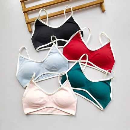 Women's Sexy Seamless Sports Bra padded  Backless Fitness Bra Workout Tops Gym Yoga Crop Top Sport Bra Fitness Sports Bras - STYIEN