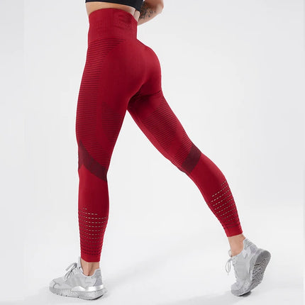 Women Fitness Leggings High Waist Seamless Leggings Sportswear Breathable Feamle Workout Legging - STYIEN