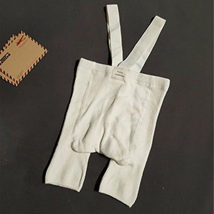 Baby Suspender Shorts INS High Waist Suspender Shorts Spanish Baby Big Ass Leggings Tight Suspenders - STYIEN