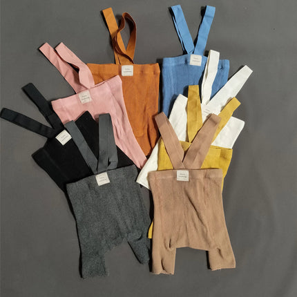 Baby Suspender Shorts INS High Waist Suspender Shorts Spanish Baby Big Ass Leggings Tight Suspenders - STYIEN