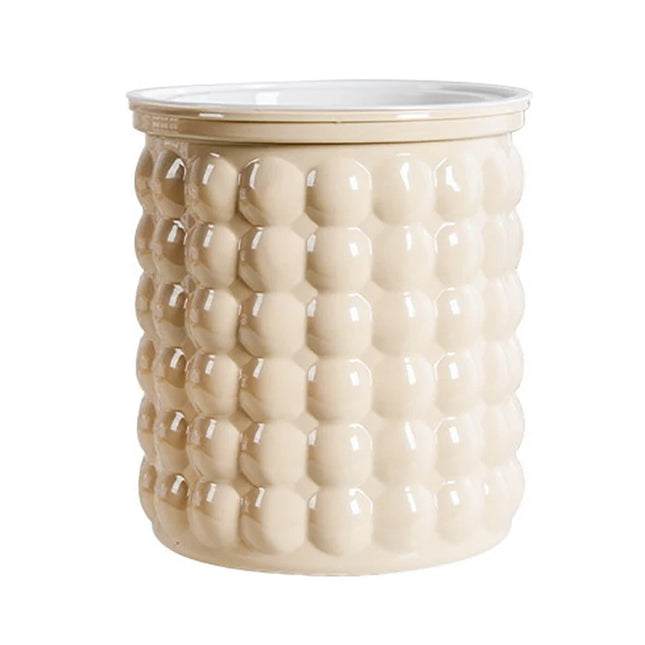 Elegant Frosted PET+PP Plant Pot for Home & Garden Decor - STYIEN