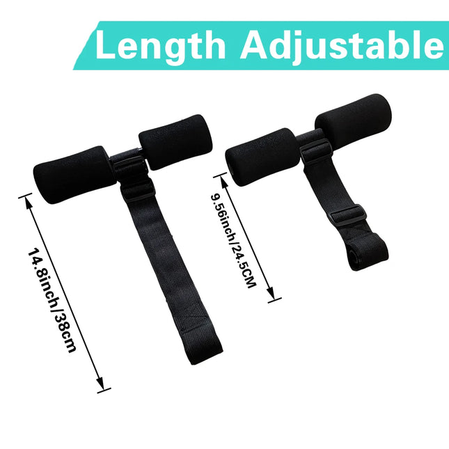 Hamstring Curl Strap Nordic Home Workout for Gear Hamstring Curls Spanish Squats Ab Workout Nordic Curl Sit Up Machine Bodybuild - STYIEN