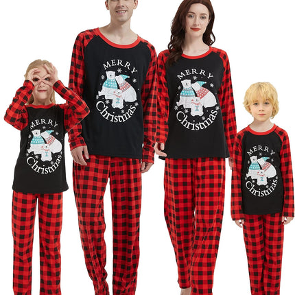 Festive Family Matching Christmas Pajama Set - Soft & Cozy - STYIEN