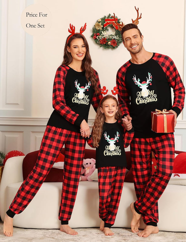 Family Christmas Pjs Matching Sets Christmas Pajamas for Family Xmas Jammies Set Christmas Holiday Sleepwear