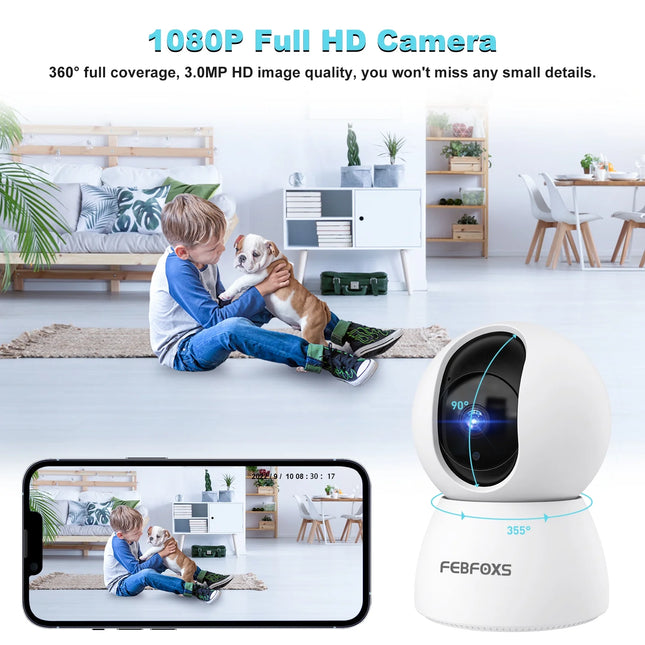 2K Baby Monitor Indoor Security Camera for Home Security - STYIEN